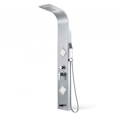 waterfall massage column stainless steel 304 smart panel shower