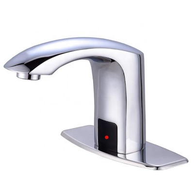 cold only touchless automatic bathroom basin mixer motion sensor basin faucet